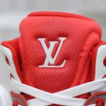 Giày Louis Vuitton LV Ankle Trainers 'White Red Grey' Best Quality