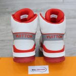 Giày Louis Vuitton LV Ankle Trainers 'White Red Grey' Best Quality