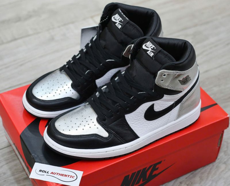 Giày Nike Wmns Air Jordan 1 High OG ‘Silver Toe’ Best Quality