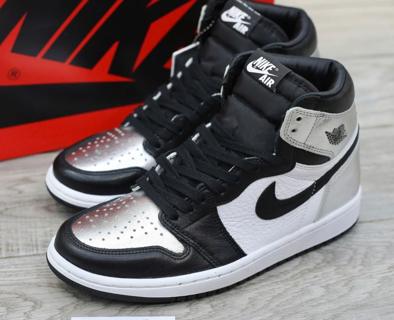 Giày Nike Wmns Air Jordan 1 High OG ‘Silver Toe’ Best Quality