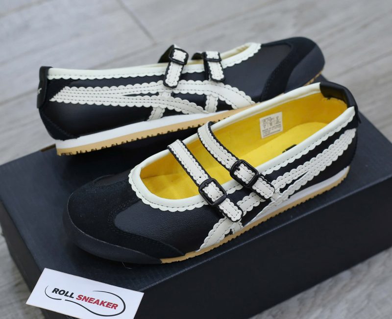 Giày Onitsuka Tiger Mexico 66 TGRS ‘Black Cream’ Best Quality
