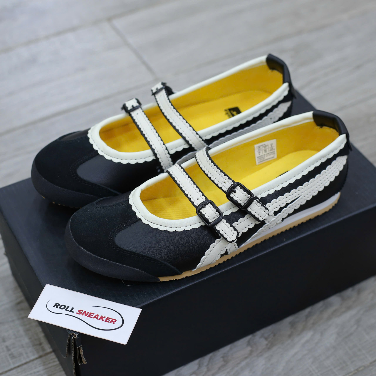 Giày Onitsuka Tiger Mexico 66 TGRS ‘Black Cream’ Best Quality