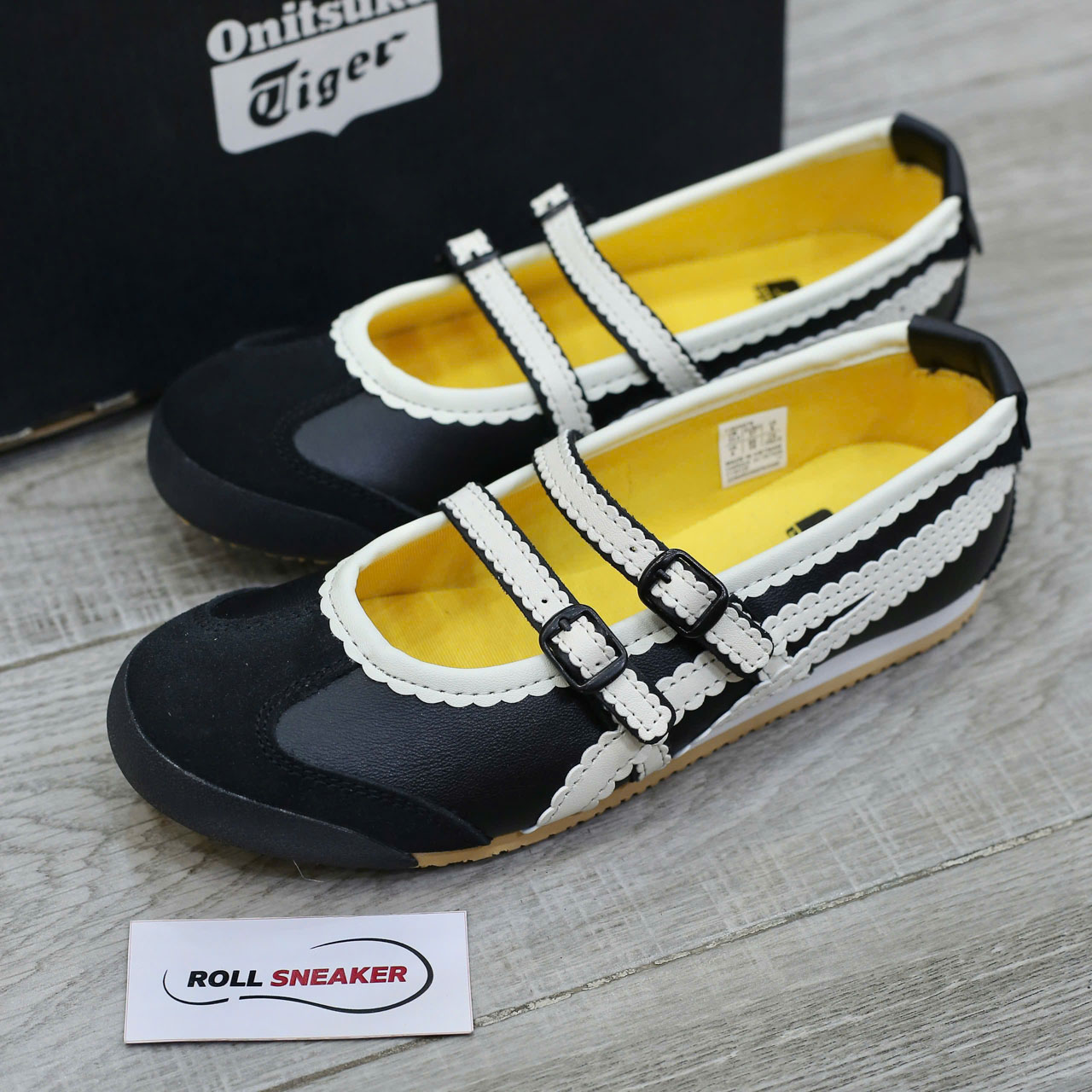 Giày Onitsuka Tiger Mexico 66 TGRS ‘Black Cream’ Best Quality