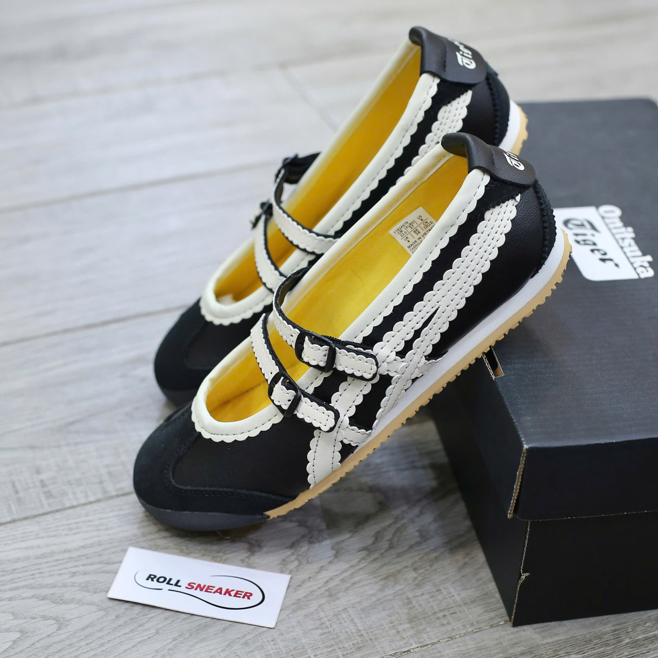 Giày Onitsuka Tiger Mexico 66 TGRS ‘Black Cream’ Best Quality