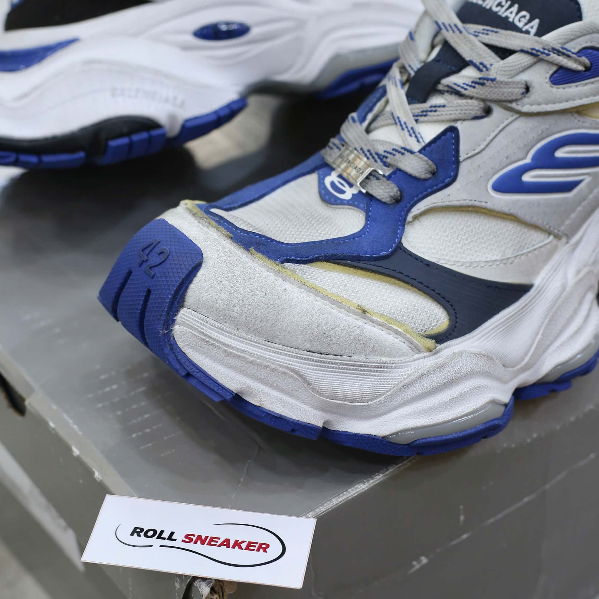 Giày Balenciaga Cargo Navy Grey Like Auth