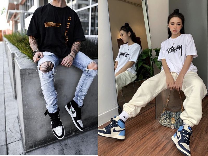 Cách phối đồ với giày Jordan phù hợp cho cả nam và nữ