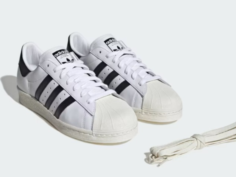 Giày Adidas Superstar 82 form gọn gàng, thanh lịch