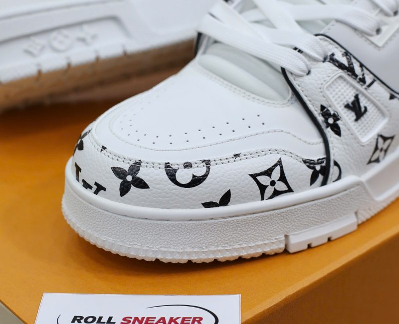 Giày Louis Vuitton LV Trainer #54 White Monogram Calf Leather Best Quality
