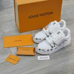 Giày Louis Vuitton LV Trainer #54 White Monogram Calf Leather Best Quality