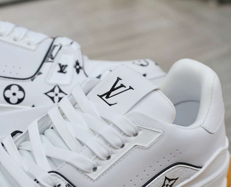 Giày Louis Vuitton LV Trainer #54 White Monogram Calf Leather Best Quality