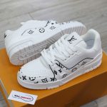 Giày Louis Vuitton LV Trainer #54 White Monogram Calf Leather Best Quality