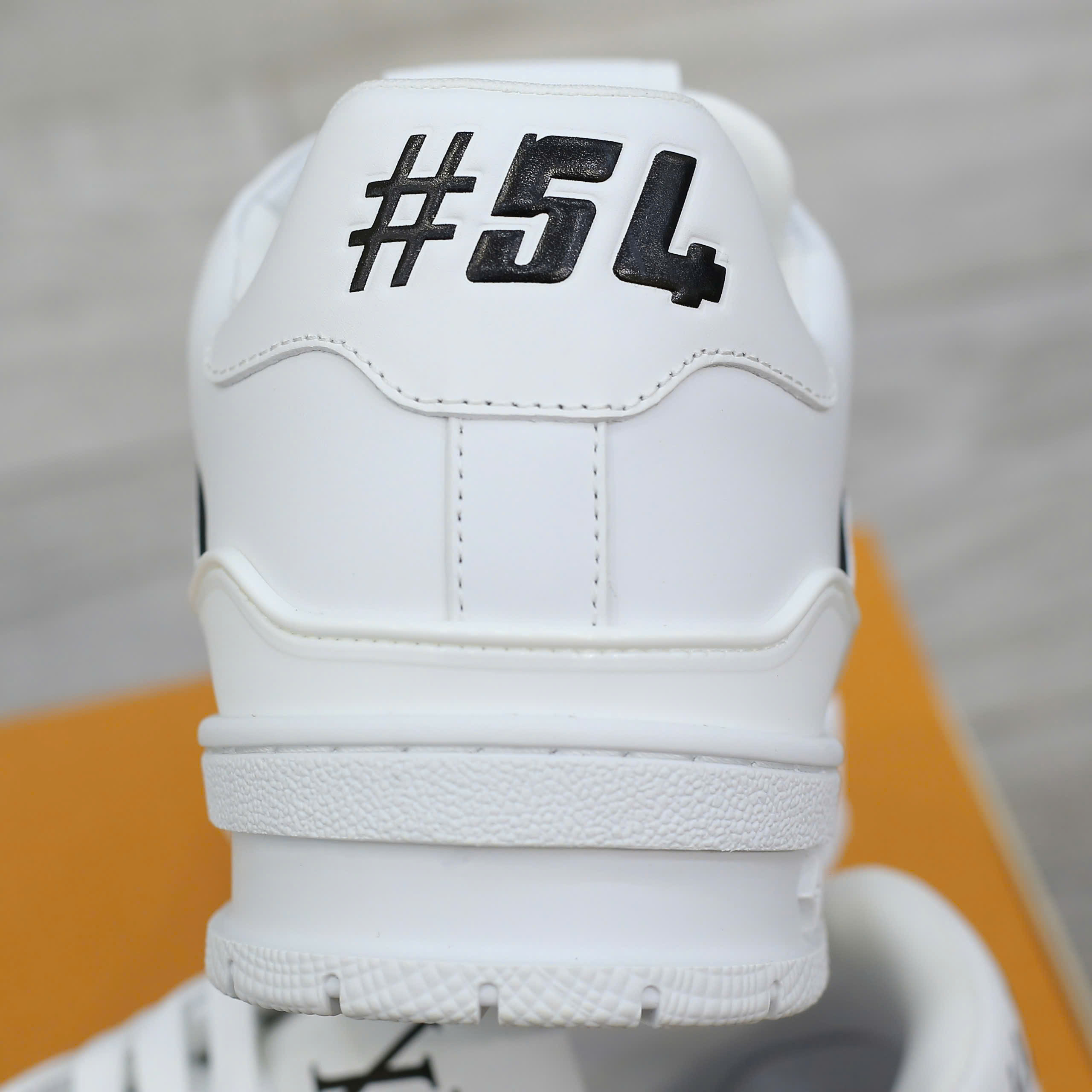 Giày Louis Vuitton LV Trainer #54 White Monogram Calf Leather Best Quality