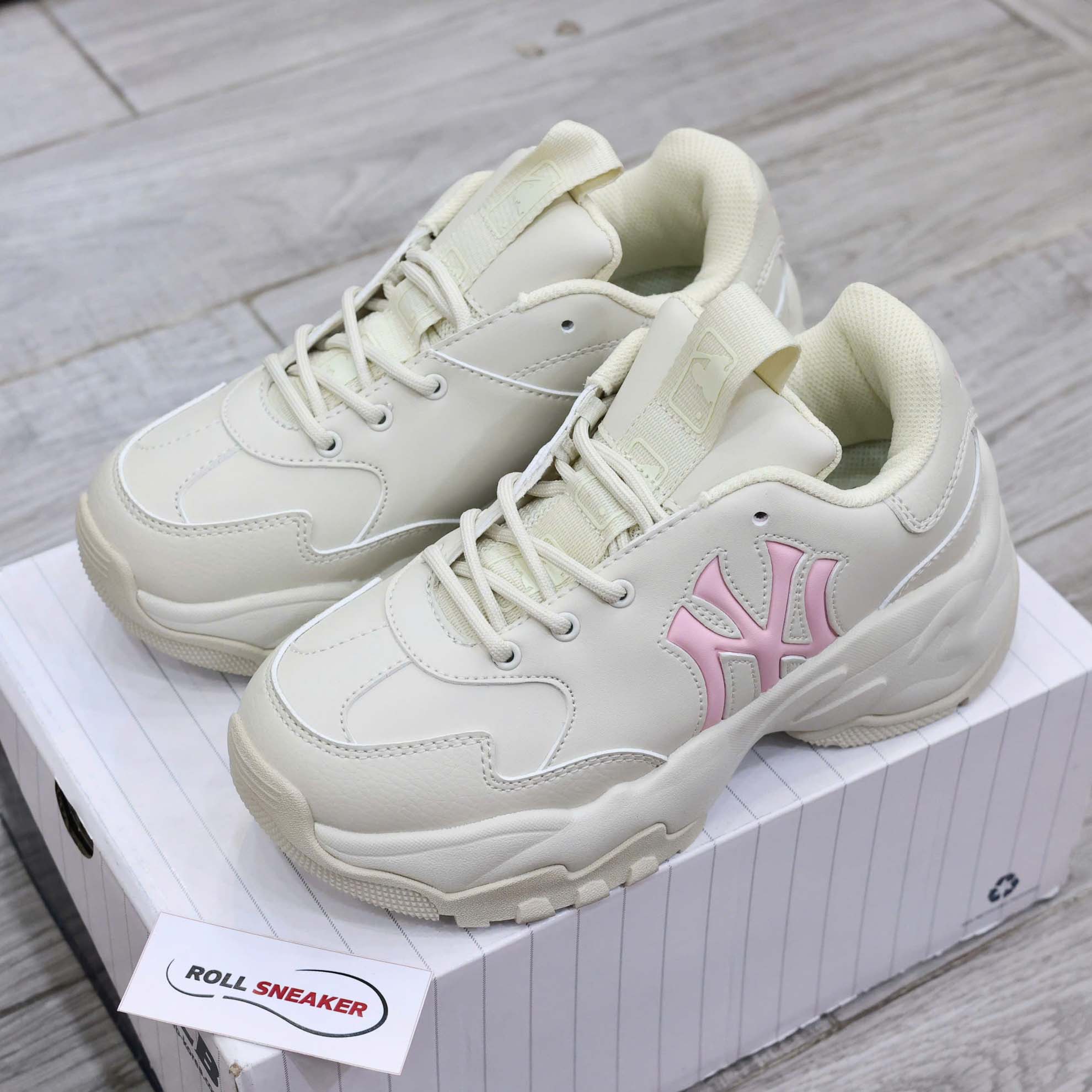 Giày Mlb Big Ball Chunky Window Ny Pink Best Quality