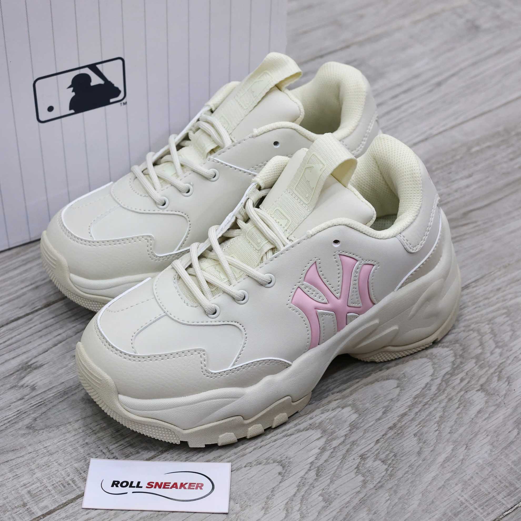 Giày Mlb Big Ball Chunky Window Ny Pink Best Quality