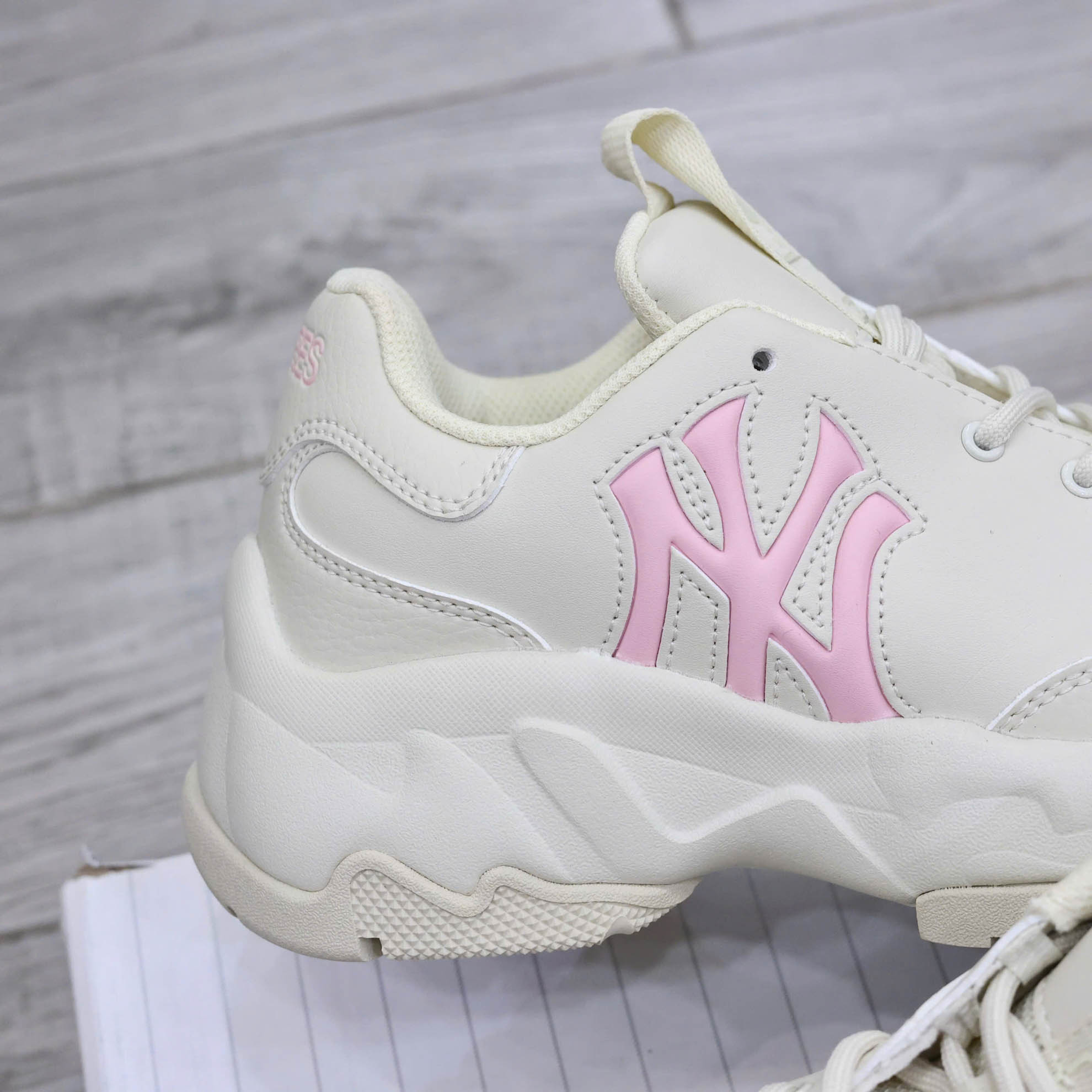 Giày Mlb Big Ball Chunky Window Ny Pink Best Quality