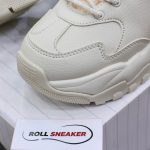 Giày MLB Korea BigBall Chunky Window Velvet Mono Boston Red Sox Brown Best Quality