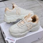 Giày MLB Korea BigBall Chunky Window Velvet Mono Boston Red Sox Brown Best Quality