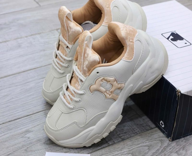 Giày MLB Korea BigBall Chunky Window Velvet Mono Boston Red Sox Brown Best Quality