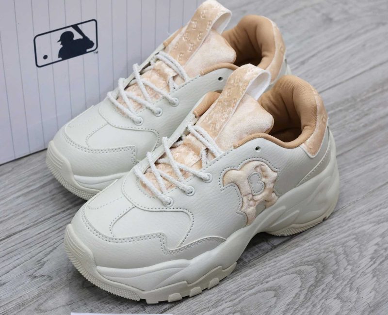 Giày MLB Korea BigBall Chunky Window Velvet Mono Boston Red Sox Brown Best Quality