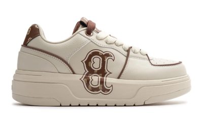 Giày MLB Chunky Liner Classic Monogram Boston Red Sox Brown Best Quality