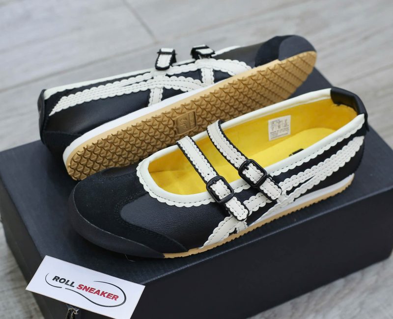 Giày Onitsuka Tiger Mexico 66 TGRS ‘Black Cream’ Like Auth