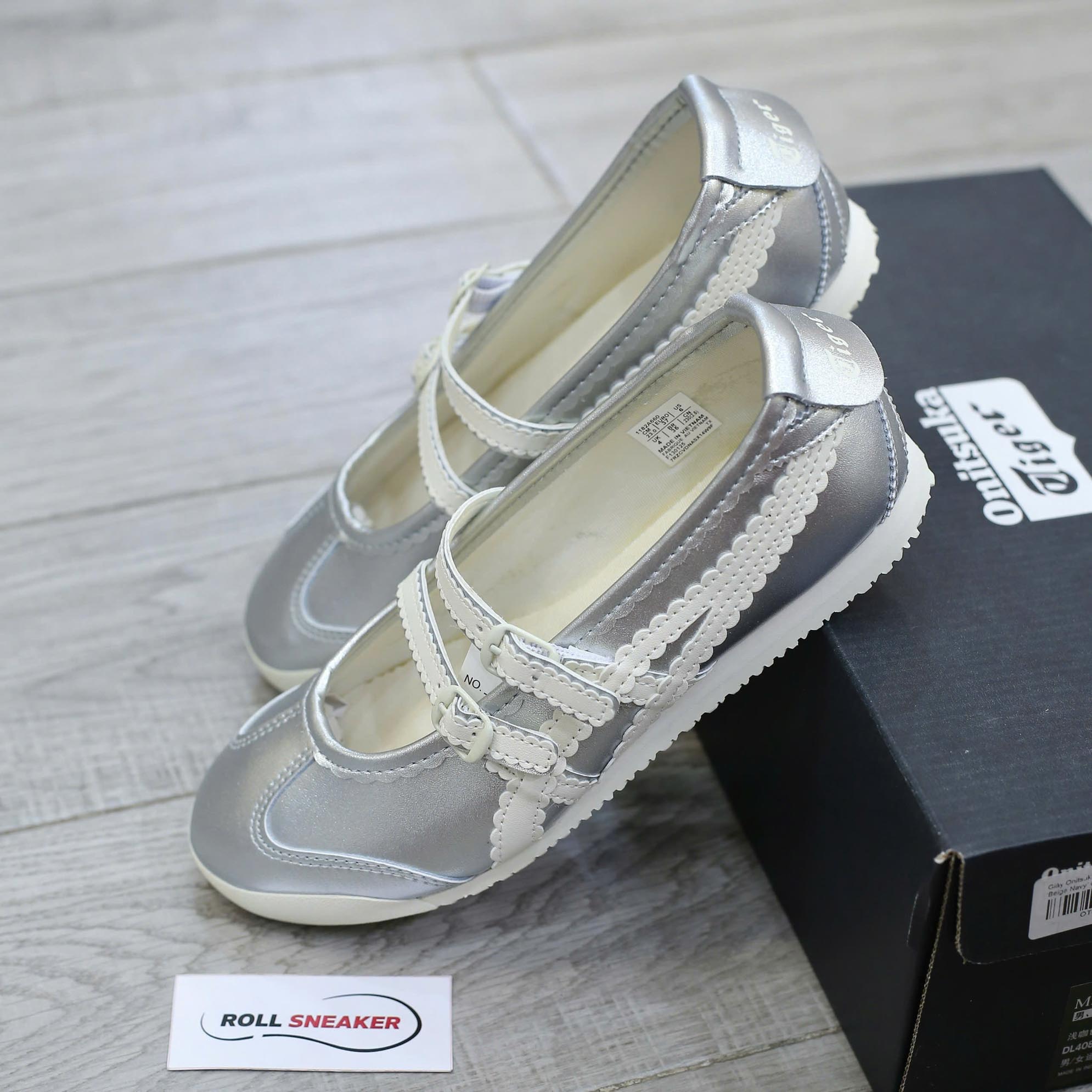 Giày Onitsuka Tiger Mexico 66 TGRS ‘Silver Cream’ Like Auth