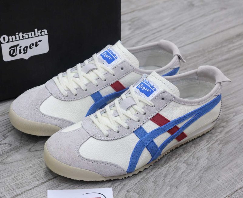 Giày Onitsuka Tiger Mexico 66 ‘White Blue Red’ Best Quality