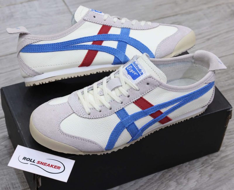 Giày Onitsuka Tiger Mexico 66 ‘White Blue Red’ Best Quality