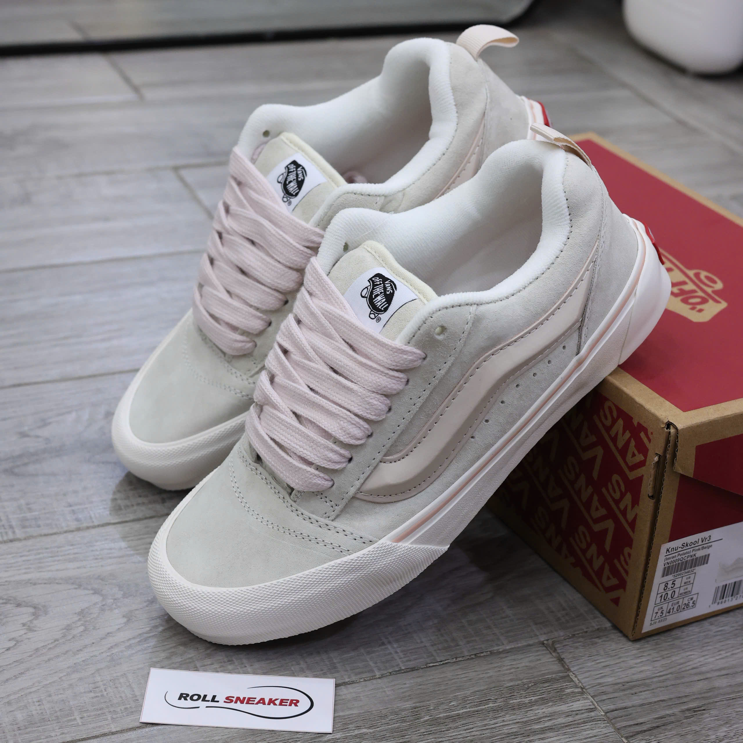 Giày Vans Knu Skool ‘Sorbet Pastel Pink’ Like Auth