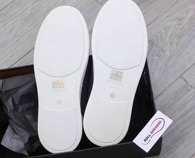 Giày Zegna Rust Suede Triple Stitch Best Quality