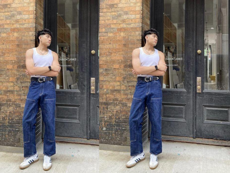 Kết hợp outfit với áo bomber để tăng cá tính