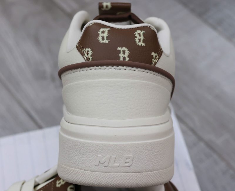 Giày MLB Chunky Liner Classic Monogram Boston Red Sox Brown Best Quality