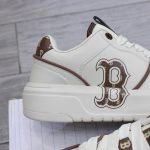 Giày MLB Chunky Liner Classic Monogram Boston Red Sox Brown Best Quality