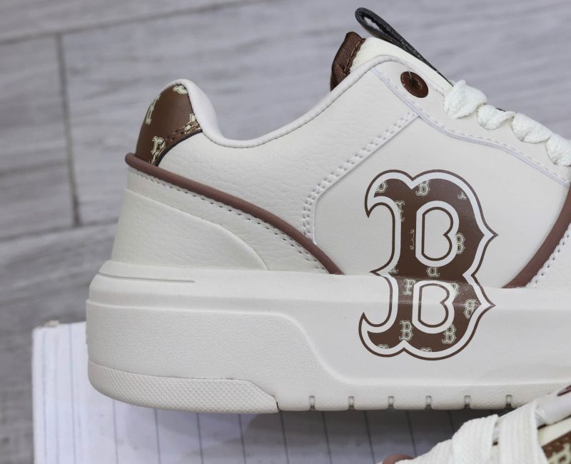 Giày MLB Chunky Liner Classic Monogram Boston Red Sox Brown Best Quality