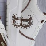 Giày MLB Chunky Liner Classic Monogram Boston Red Sox Brown Best Quality