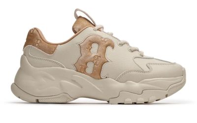 Giày MLB Korea BigBall Chunky Window Velvet Mono Boston Red Sox Brown Best Quality