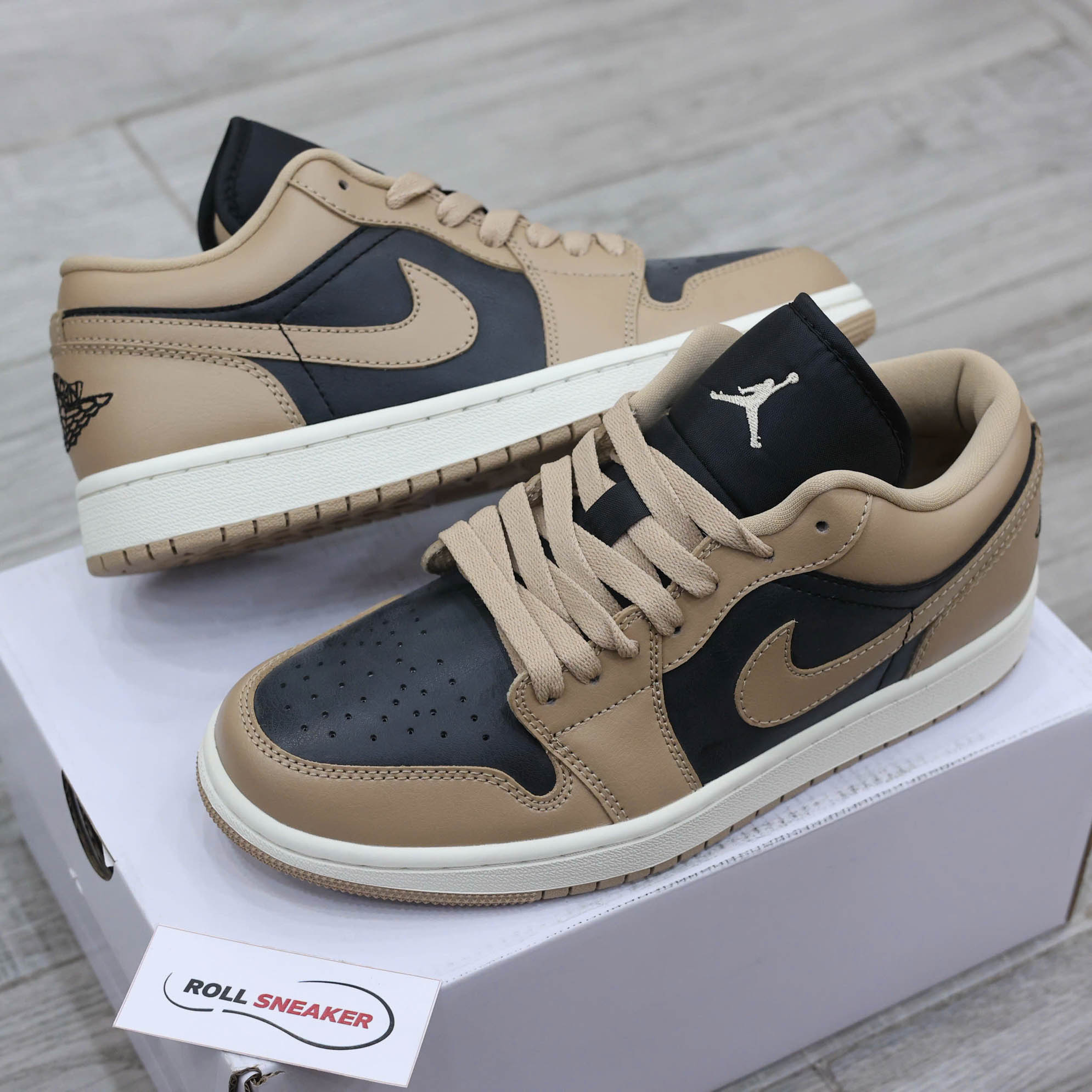 Giày Nike Air Jordan 1 Low Desert Black Best Quality