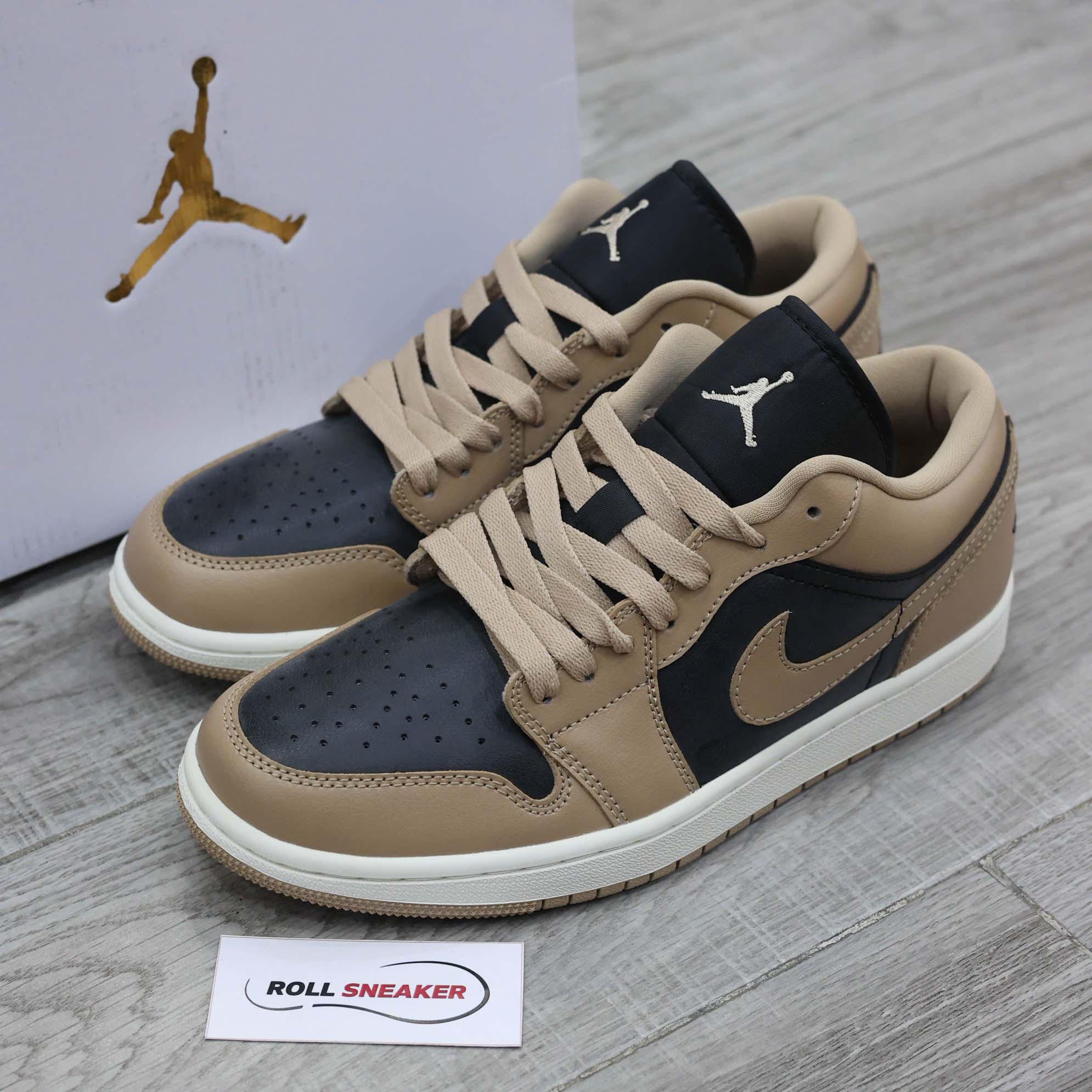 Giày Nike Air Jordan 1 Low Desert Black Best Quality