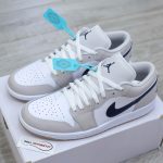 Nike Air Jordan 1 Low Midnight Navy Neutral Grey Real