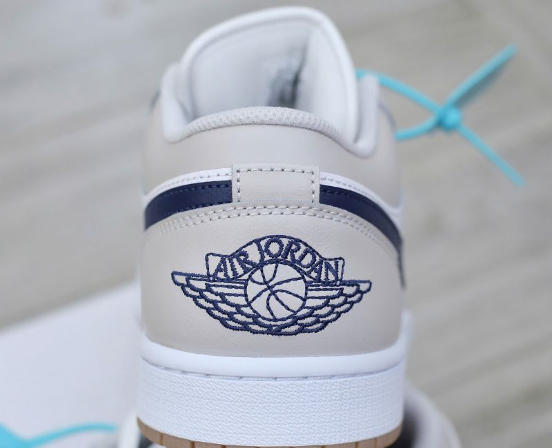 Nike Air Jordan 1 Low Midnight Navy Neutral Grey Real