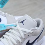 Nike Air Jordan 1 Low Midnight Navy Neutral Grey Real