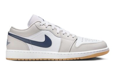 Nike Air Jordan 1 Low Midnight Navy Neutral Grey Real