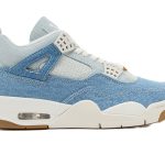 Giày Nike Air Jordan 4 Retro TEX Denim Worn Blue Like Auth