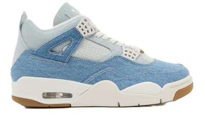 Giày Nike Air Jordan 4 Retro TEX Denim Worn Blue Like Auth