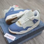 Giày Nike Air Jordan 4 Retro TEX Denim Worn Blue Like Auth