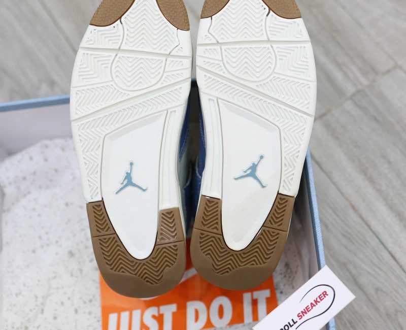 Giày Nike Air Jordan 4 Retro TEX Denim Worn Blue Like Auth