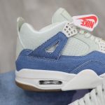 Giày Nike Air Jordan 4 Retro TEX Denim Worn Blue Like Auth