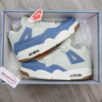 Giày Nike Air Jordan 4 Retro TEX Denim Worn Blue Like Auth