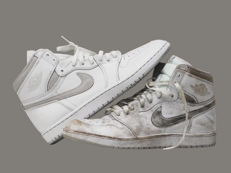 Vệ sinh giày tránh hỏng chất liệu và form