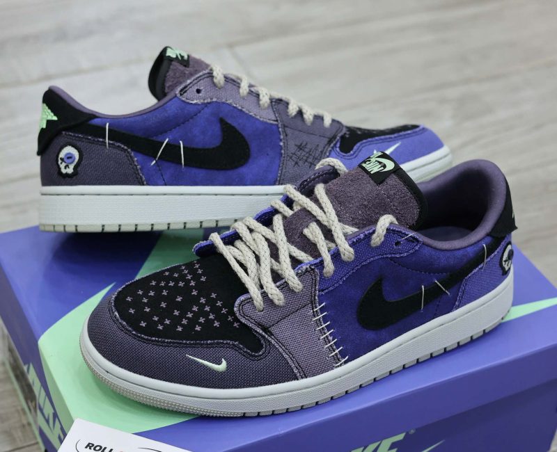 Giày Nike Air Jordan 1 Retro Low OG Zion Williamson Voodoo ‘ALTERNATE’